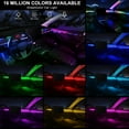 thumbnail image 2 of Tira de luces LED para auto MAODANER 175 pulgadas RGB 6 en 1 con control por app, 2 of 7