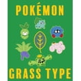 thumbnail image 2 of Junior's Pokemon Grass Type Group  Graphic Tee Kelly Green 2X Large, 2 of 3