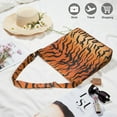 thumbnail image 2 of Women's Bengal Tiger Print Crossbody Bag Lightweight Adjustable Sling Tote with Multi-Pocket for Travel Work & Daily Use - Stylish Jungle Stripes Artistic Design, 2 of 5