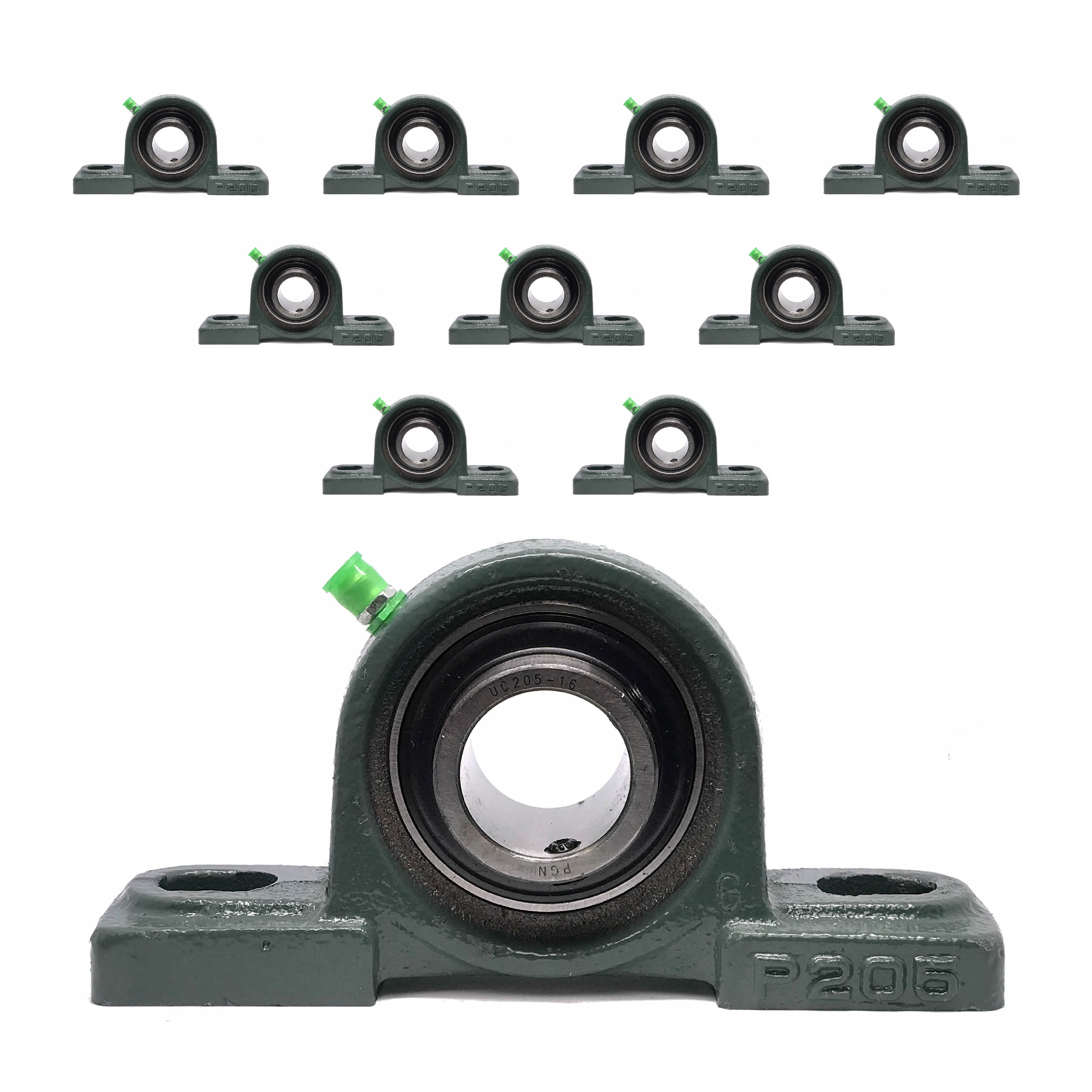 PGN UCP20516 Pillow Block Mounted Ball Bearing 1" Bore Solid