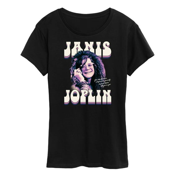 Janis Joplin - You Should Never Compromise Yourself - Women's Short Sleeve Graphic T-Shirt