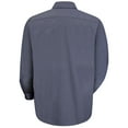 thumbnail image 3 of Red Kap Men's Long Sleeve Microcheck Uniform Shirt, 3 of 5
