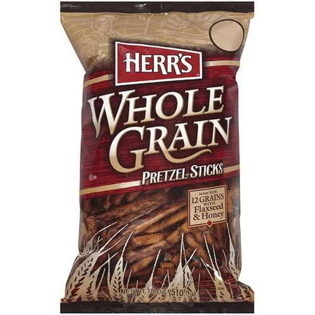 Herr's: Whole Grain Sticks Pretzel, 18 Oz
