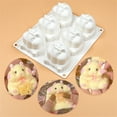 thumbnail image 6 of 6Cavity Little Hamster Silicone Molds Fondants Chocolate Molds Mousse Cake Decorating Tool Soap Molds, 6 of 9