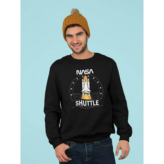 NASA Nasa Shuttle Graphic Sweatshirt Men -NASA Designs, Male XX-Large