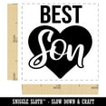 thumbnail image 2 of Best Son in Heart Self-Inking Rubber Stamp Ink Stamper - Black Ink - Small 1 Inch, 2 of 7