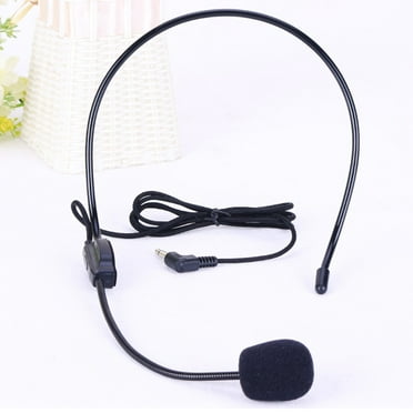 3.5mm Head-mounted Wired Microphone Headset Mini Mic For Teaching Meeting Speech
