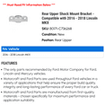 thumbnail image 2 of Rear Upper Shock Mount Bracket - Compatible with 2016 - 2018 Lincoln MKX 2017, 2 of 2