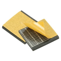 Uxcell Adhesive Neoprene Rubber Strips Roll, 2 Roll 1' x 1" x 1/8", Black/Yellow