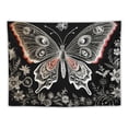thumbnail image 5 of GOSMITH  Aesthetic Butterfly Tapestry Plants Flowers Tapestries Boho Moth Tapestry Moon Garden Tapestry Black and White Tapestry Wall Hanging for Bedroom Dorm, 5 of 7