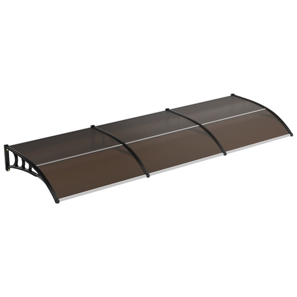 Outdoor Awning Canopy for Door & Window – Durable Polycarbonate Cover – UV, Rain & Sun Protection – Ideal for Patio, Porch, or Garden for Weather-Resistant