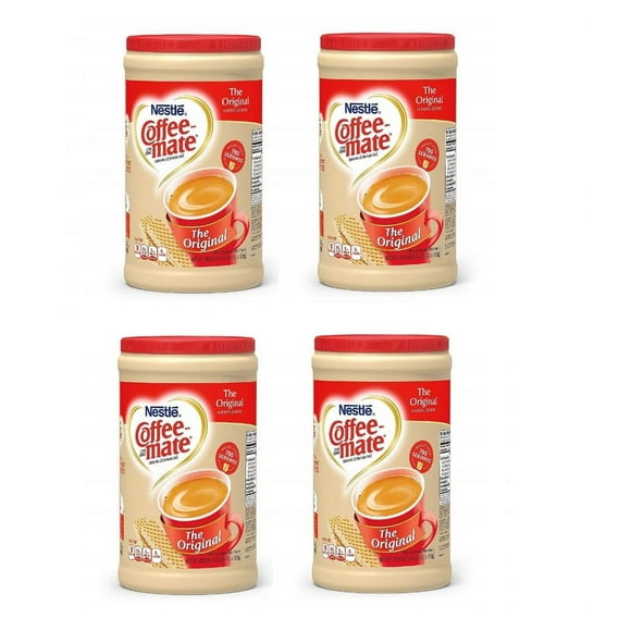 Poudre de Crème Non Laitière pour Café Nestle Coffeemate 56 oz - Pack de 4