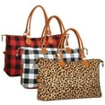 thumbnail image 2 of Women Duffle Bag Travel Luggage Bags Weekend Overnight Bag Tote Bags Shoulder Handle Bags Portable Diaper Bag, 2 of 10