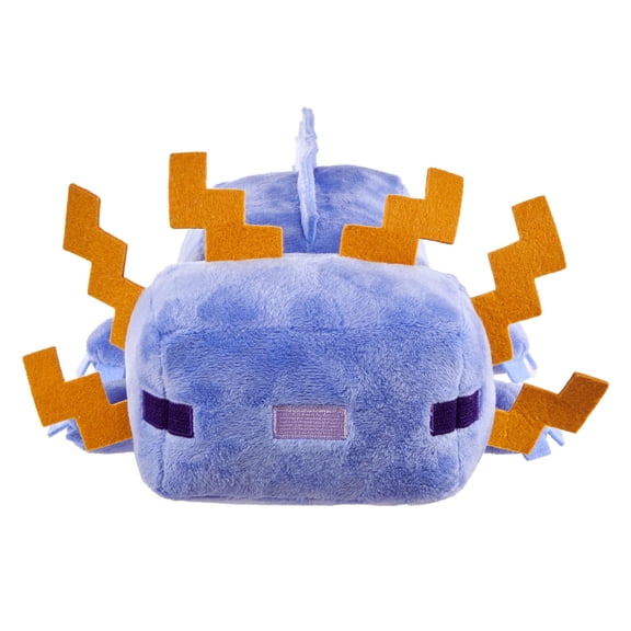 Minecraft Plush Blue Axolotl Toy, 8-inch Collectible Soft Doll Inspired by Video Game Character