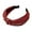 Red, variant on Clearance! headbands for women headbands for women non slip Ms. Hairband's Cloth In Phnom Penh Has A Simple Knot In Solid Color And A Wide Brimmed Headband For Washing Face Big sales Black