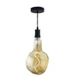 thumbnail image 3 of Bulbrite 810177 4W 2200K Jewel Natural Shape Grand Filament LED Bulb with White Marble Pendant & String, Antique, 3 of 7