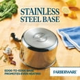 thumbnail image 4 of Farberware Classic Series 3 Quart Stainless Steel Sauce Pan with Lid, Induction Compatible, Metal Utensil and Dishwasher Safe, Stainless Steel, 4 of 8