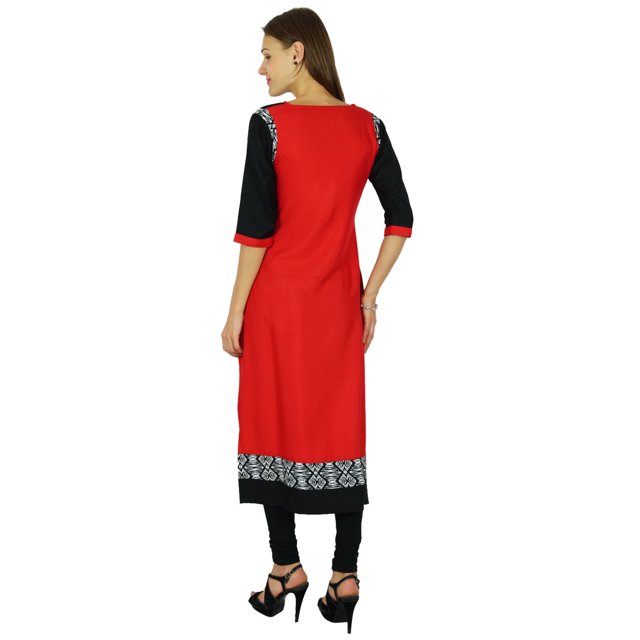 Phagun Kurti Ethnique Indien Designer Bollywood Kurta Femme Tunique Décontractée Robe
