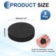 thumbnail image 2 of Pads de Aislamiento para Altavoces de un Solo Lado, 35mmx8mm Redondos Negros Antideslizantes de Espuma Acústica EVA Base Antivibración para Altavoces Subwoofer HiFi Sistema de Sonido, Paquete de 8, 2 of 5