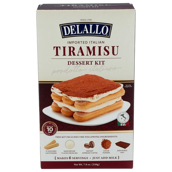 (Pack of 10) Delallo Tiramisu Kit 7.8 oz
