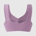 thumbnail image 5 of Njagoc3 Wireless Bras for Women Plus Size Front Button Wide Straps Seamless Comfortable Everyday Daily Bra, 5 of 6