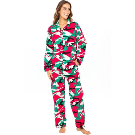 

Alexander del Rossa Womens Pajamas Christmas Large