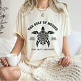 thumbnail image 4 of Gulf of Mexico Turtle T-Shirt – Tribal Sea Turtle Graphic Tee, Retro Ocean Beach Vibes Shirt, Unisex Coastal Vacation Top, 4 of 7