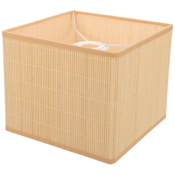 PAMINGONO Lamp Shade Cover Rustic Style Bamboo 1Pcs