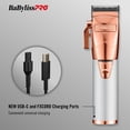 thumbnail image 2 of Cortapelos BabylissPro ROSEGOLDFX+, completamente de litio metálico, 2 of 2
