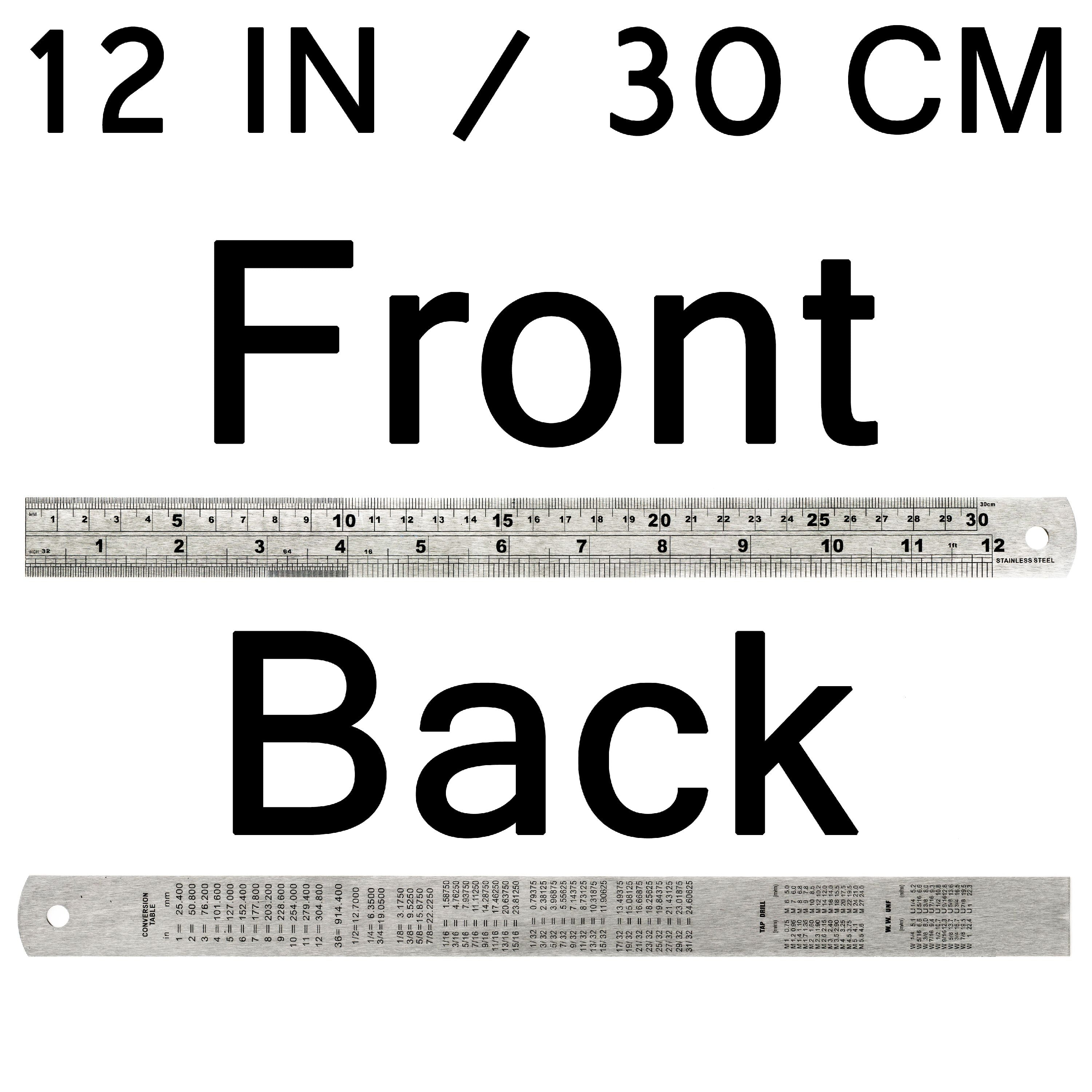 12 Stainless Steel Ruler With Hole For Hanging Inches And Centimeters Walmart Com Walmart Com 12 Stainless Steel Ruler With Hole For Hanging Inches And Centimeters Walmart Com Walmart Com