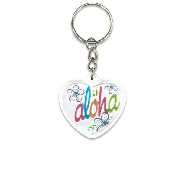 To The Islands Hawaii Acrylic Foil Keychain Bold Aloha