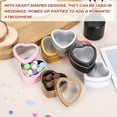thumbnail image 4 of Heart Shaped Candle Tins with Clear Window Lids, 2 oz Empty Metal Tin Cans for Candle Making Candies Gifts DIY Crafts, Pink, Pack of 8, 4 of 6