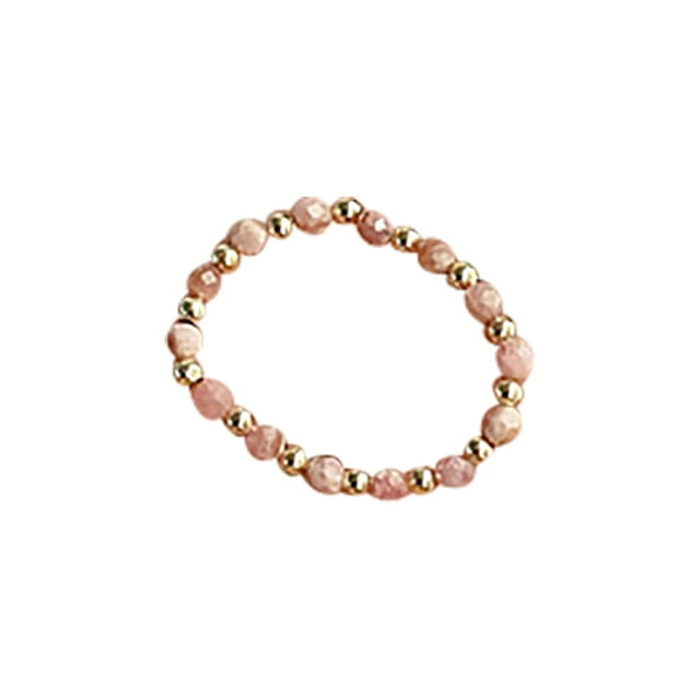 Coofit Bague de Doigt Simple Ajustable Rétro Zircon Perlé Bague de Phalange pour Femmes