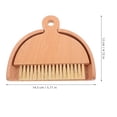 thumbnail image 3 of Mini Broom And Dustpan Set for Kitchen Use White Wood Material Safe Lightwear Resistance Practical 7 inch, 3 of 8