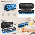 thumbnail image 6 of Kuiaobaty Soccer Ball Print Backpack Set with Pencil Case for Boys 8-12 Multi Pockets Backpack and Lunch Bag with Adjustable Strap 17 Inch Bookbag with Water Bottle Sleeve for School, 6 of 7