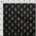 thumbnail image 3 of oneOone Cotton Cambric Black Fabric Asian Ajrakh Craft Projects Decor Fabric Printed By The Yard 42 Inch Wide, 3 of 4