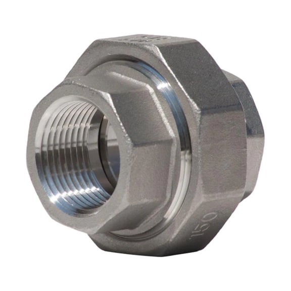 Merit Brass K687-24 112 150# THREADED 316 STAINLESS STEEL UNION