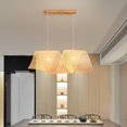 thumbnail image 3 of Bamboo Pendant Light Fixture Ceiling Lighting Fixture for Farmhouse, 3 of 8