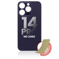 thumbnail image 3 of Replacement Back Glass With 3M Adhesive Compatible For iPhone 14 Pro (No Logo / Large Camera Hole) (Deep Purple), 3 of 5