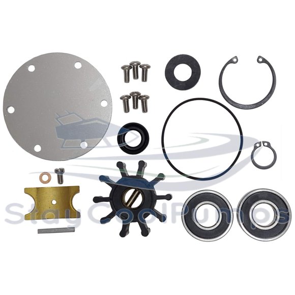 StayCoolPumps Major Rebuild Kit Replaces Jabsco Marine Raw Sea Water Pump 2620-1101 Kohler 5HP A249861