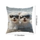 thumbnail image 3 of Funda de cojín decorativa | Funda de cojín de tela flocada de 45x45 cm | Diseño con estampado animal para sofá, dormitorio y sala de estar | Juego de 1, 3 of 6