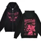 thumbnail image 1 of Sudadera con capucha y cremallera completa para hombre y mujer, abrigo informal con estampado de álbum de la gira de , ropa de calle de Hip Hop, chaqueta con cremallera, 1 of 5