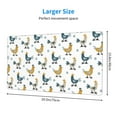 thumbnail image 2 of Cauagu Farm Roosters for Large Mouse Pad,XXL Extended Gaming Mouse Mat Long Extended Desk Mat Big Desk Pad Mat(16 x 29.5in) for Work/Game/Office/Home, 2 of 8