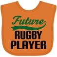 thumbnail image 3 of Inktastic Future Rugby Player Boys Baby Bib, 3 of 4