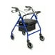 thumbnail image 1 of Andadera Ortopedica 2 En 1 Multifuncional Azul Marthing Andador y Asiento Con Ruedas y Frenos Andadera Plegable Para Adulto Mayor, Segura Comoda y Practica, Apoyo Silla Ruedas Todo Terreno Azul, 1 of 8