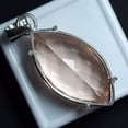 thumbnail image 6 of 80.0Ct Marquise Padparadscha Sapphire 925 Sterling Silver Pendant CERTIFIED Gems, 6 of 6