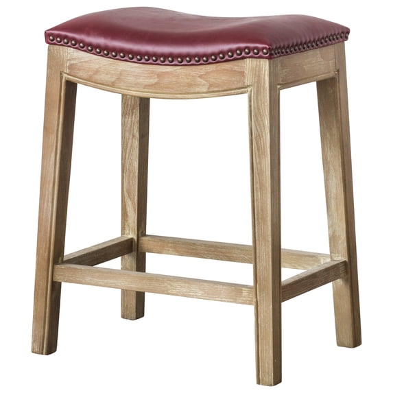Elmo Saddle Counter Stool, Multiple Colors