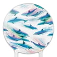 thumbnail image 3 of Acrylic Dolphin Swimming Pod Pattern Cake Topper Party Decoration for Wedding Anniversary Birthday Graduation, 3 of 7