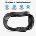 thumbnail image 5 of Face Cover Pad for Meta Quest 3/3S, Sweat-Proof PU Foam Cushion for Meta Quest 3/3S, Compatible with Meta Quest 3/3S Original Spacer, 5 of 7