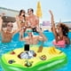 thumbnail image 2 of Barra flotante de hielo, flotador inflable para piscina, para niños y adultos, forma de piña, colchoneta flotante, barra flotante inflable, barra flotante portátil para bebidas, colchoneta flot..., 2 of 4